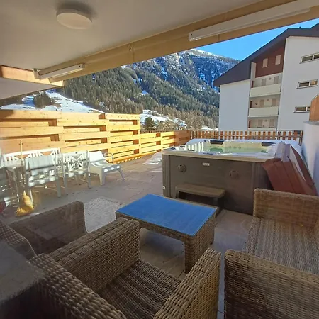 Spacieux - 2 A Coucher Incl Jacuzzi Prive Apartment Leukerbad